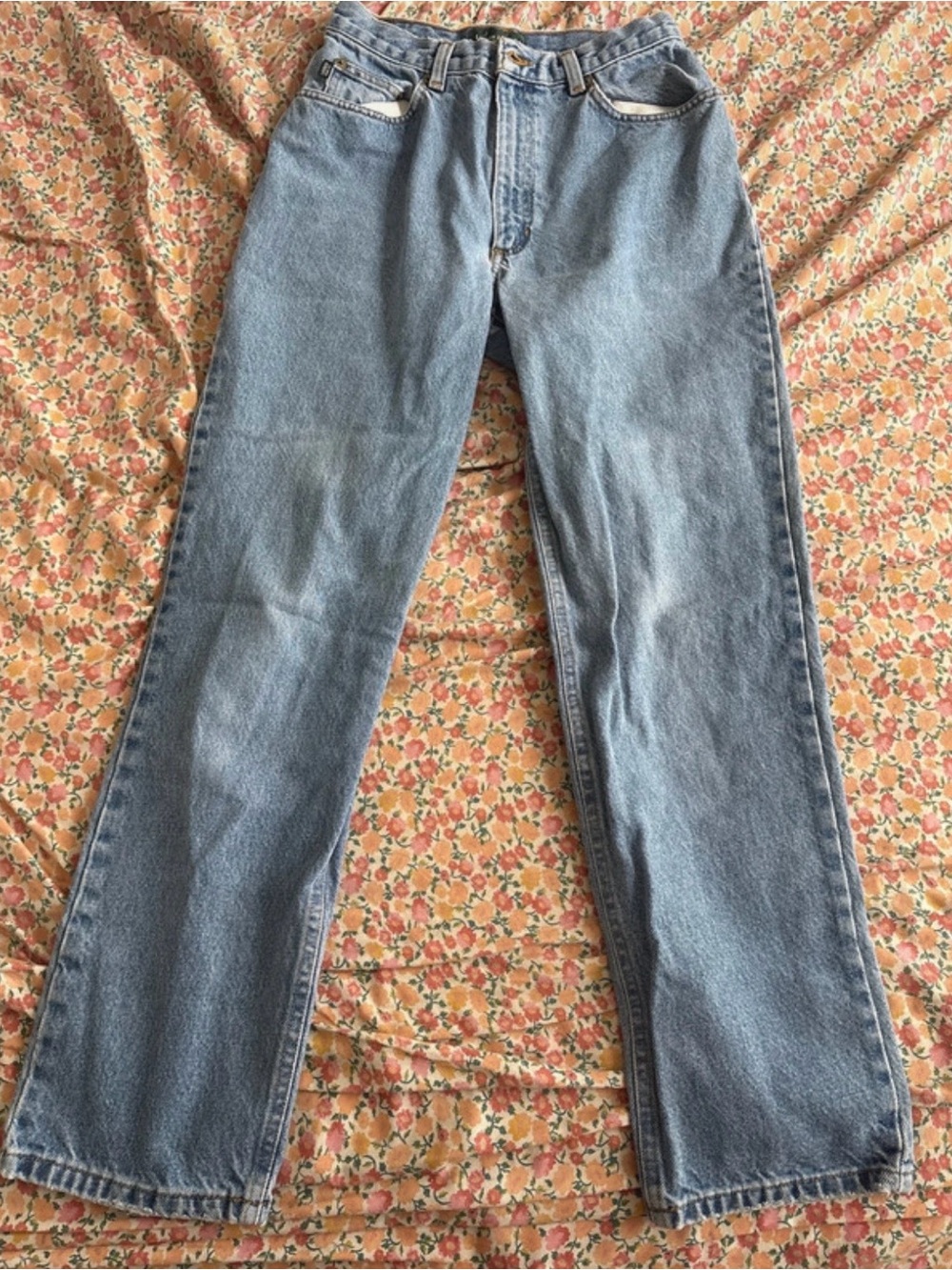 Vintage (1990’s) Lauren Ralph Lauren Light Blue Straight-Leg Jeans